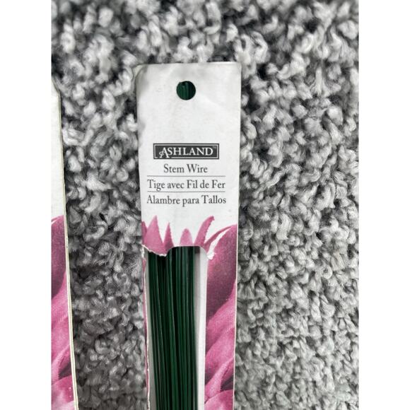 Lot of 3 Ashland Stem Wire 90pc Total Painted Green 20 Gauge Bundle Set New - Picture 5 of 9
